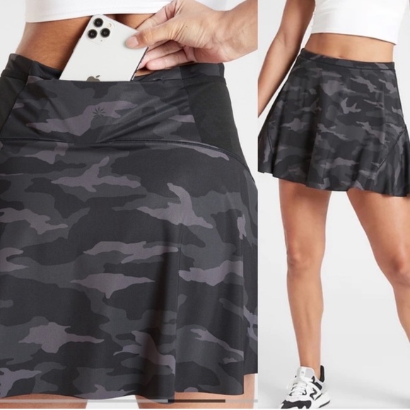 Athleta Pants - Athleta Ace Printed Tennis Skort 13.5 Size Small Activewear